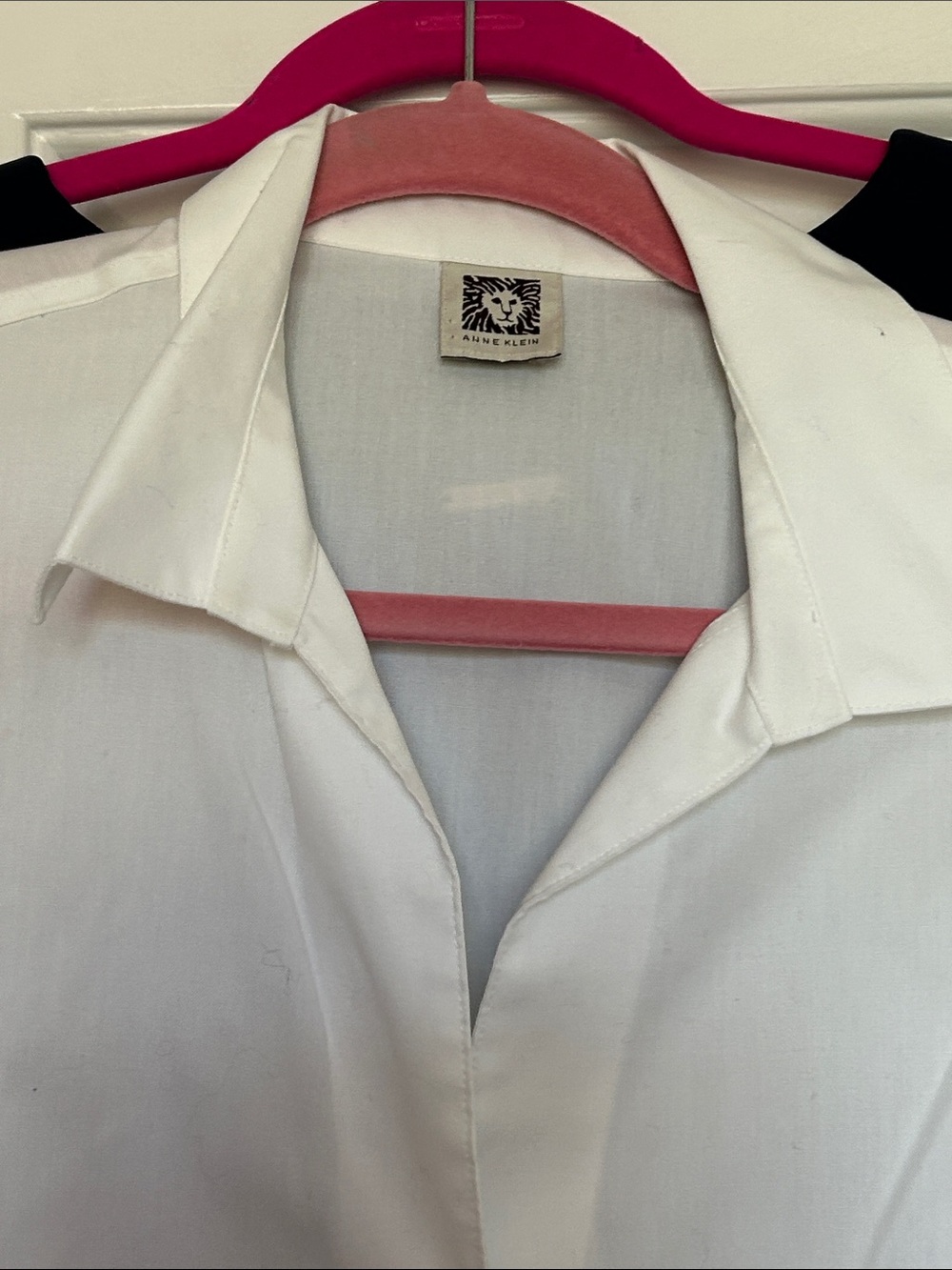 Two Classic White Button-Front Women's Blouses (Set of 2) - Picture 2 of 8